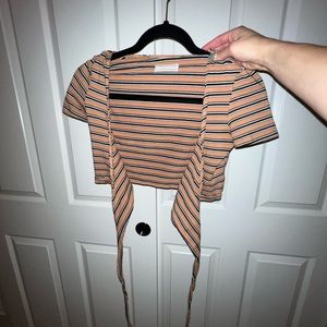 Extra small wrap around urban outfitters Crop top